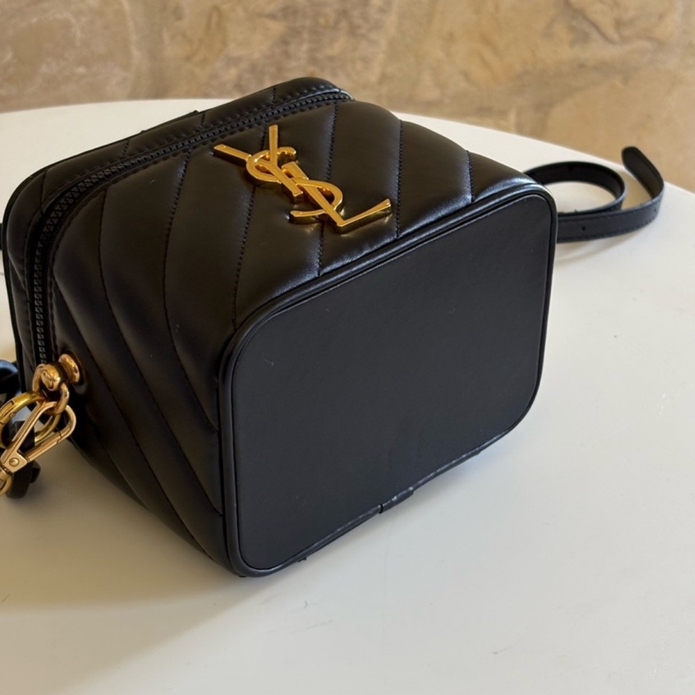 Yves Saint Laurent Beauty VIP Gift Bag Crossbody bag handbag Black New In Box - Picture 6 of 12
